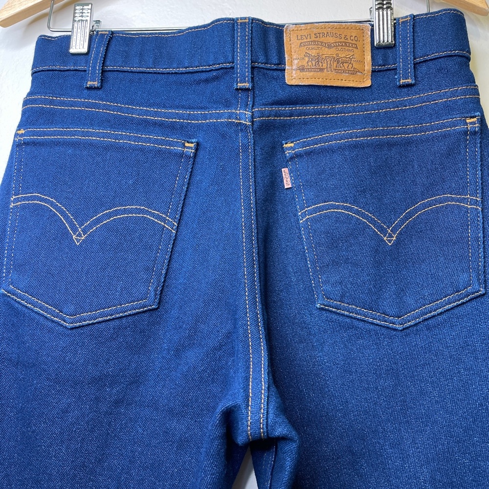 Levi’s | Action Jeans VTG Golden Orange Tab Dark Wash High Waisted Unisex Jeans - Picture 7 of 12